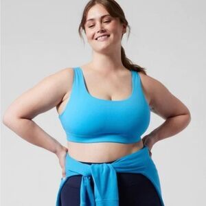 NWOT Athleta D-DD  Exhale Bra 3X Santorini Blue